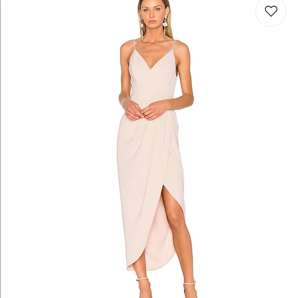 NWT Shona Joy Cocktail Draped Dress in Ballet sz 4